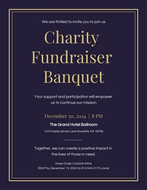 invitation to charity event|Sample Fundraising Event Invitation .